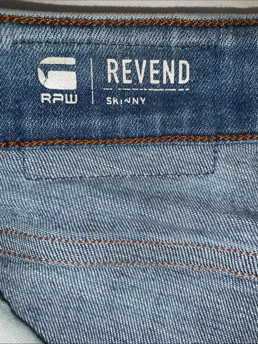 G-Star Raw Revend Skinny Distressed Jeans 34x30